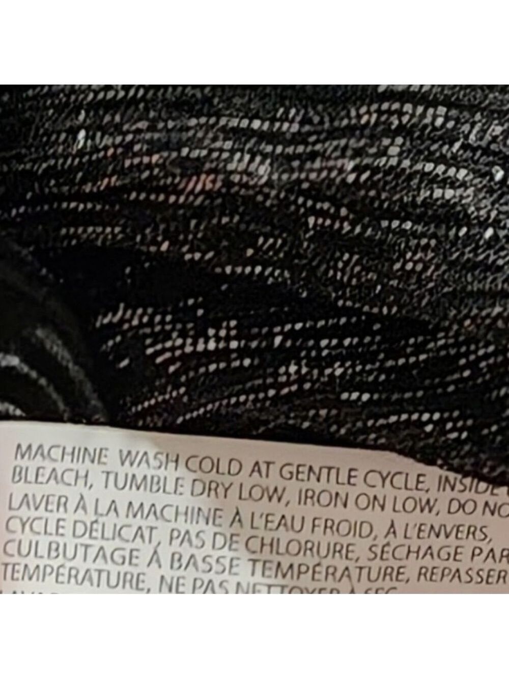 Dex Black Metallic Pull-On Paperbag Shorts NWT Large Resort Night Luxe - Picture 8 of 9
